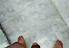 Young Twink Pisses In The Shower During Homemade Fetish Session