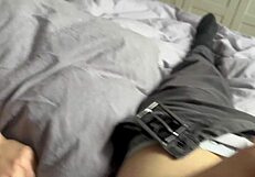 Stepbrother and stepsister have a hot and steamy encounter with multiple climaxes