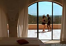 an erotic african couple enjoys passionate fucking after a massage