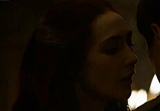 Carice Van Houten Melisandre's Steamy Car Sex Scene 2013