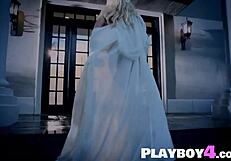 Sexy Blonde Big Tits Milf Posed In Lingerie