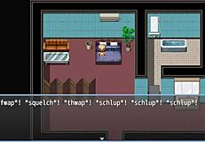 Does the lonely old man grab the neighbor's huge ass in hentai?