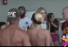 Slutty Street Flashing at Fantasy Fest Turns Heads. Public Nude Party Gets Wild!