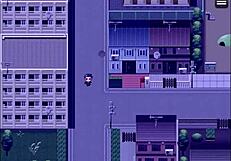 Does the lonely old man grab the neighbor's huge ass in hentai?