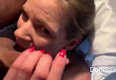 European girl deepthroats!