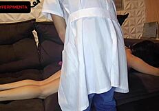 Wife Gets Bent Over For Doggystyle And Blowjob