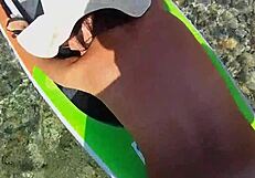 Couple Experiences Wild Anal Orgasm on SUP 😈