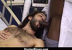 Stepbrothers get sexual health check from black doctor at hospital