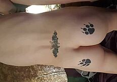 my latina freak with tattoo and big cock