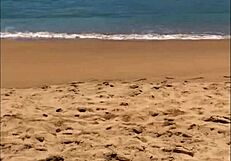 My Wife Pees Long and Hard on the Beach