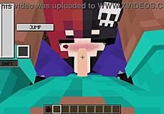 ellie gets her face fucked deep with facial