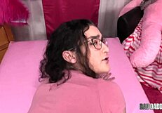 uhh, lyra lockheart teen gets them big natural tits banged by step daddy