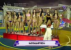 Girls Parade In Lingerie Under The Sun!