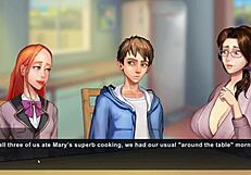 taffy tales part 4: student and teacher in anime hentai adventure with big tits