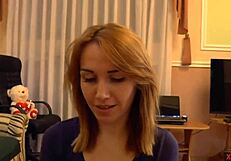 Hey neighbor, could you resist the tattooed redhead's horny blowjob and sucking?