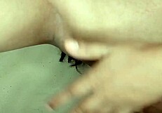 Armpit and pussy shaving of a hairy house wife