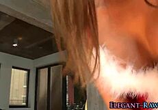 Classy European gets analized hard