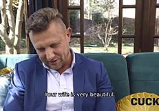 Russian amateur husband watches his wife get naughty on camera