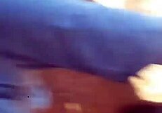 Outdoor quickie with neighbor's husband, clothes ripped and wet pussy dripping