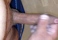 Gay Masturbation Leads to Cum on Hotel Floor