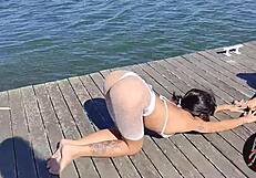 라티나 밀프 춤추다가 친구한테 정액 맞아