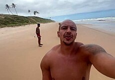 Went to Bahia nudist beach to fuck guys