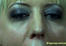 Babe enjoys pov sex with shaved pussy in hardcore scene.