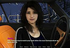 Sharing my new memories with a brunette in a game