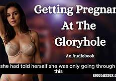 New girl intensely enjoys gloryhole gangbang for pregnancy creampie