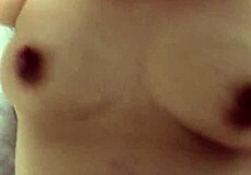 japanese 30s couple in missionary position getting friendly ending with simultaneous orgasms and massive creampie