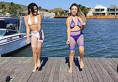 라티나 밀프 춤추다가 친구한테 정액 맞아