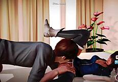 fucking the petite cop in the cartoon episode