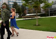 I can’t resist riding chubby blonde in wild 3some fun