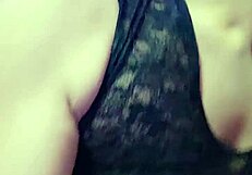 Gorgeous T Girl Slobbers On The Knob