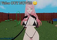 Catgirl trained by master to moan and squirt!