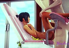 Yaoi Femboy Simon Holding That Huge Dick.