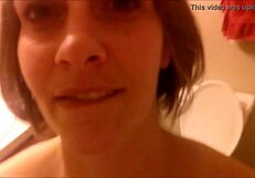 Marie Sin's Naughty Bathroom Blowjob With Cum On Face