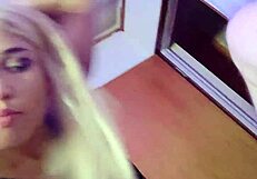 Gorgeous T Girl Slobbers On The Knob