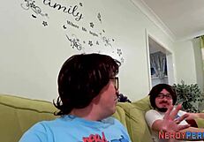 First Time British Newbie Sucks Leeds Guy with Passion