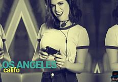 Latina Model Salena Storm Stripping Petite Body!