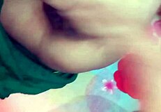 Hot Indian babe gets messy with cum compilation