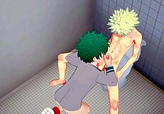 Watch Midoriya Give Bakugou A Blowjob With Cum In His Mouth?
