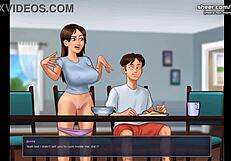 waking stepsister and filling her hot pussy with cum