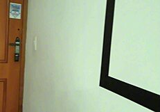 naughty girl distracts from studying with intense orgasm