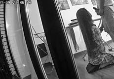 Cheating wife gets nailed by friend while hubby works