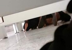 Gay bathroom hookup at shopping!