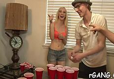 Great gang bang scene with lots of action