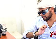 Pelirroja peruana with big tits in sensual casting