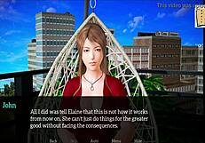 Adult visual novels and ecchi gameplay in My new family 147