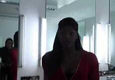 seeing lexi kiss brunette turns fun into interracial foursome